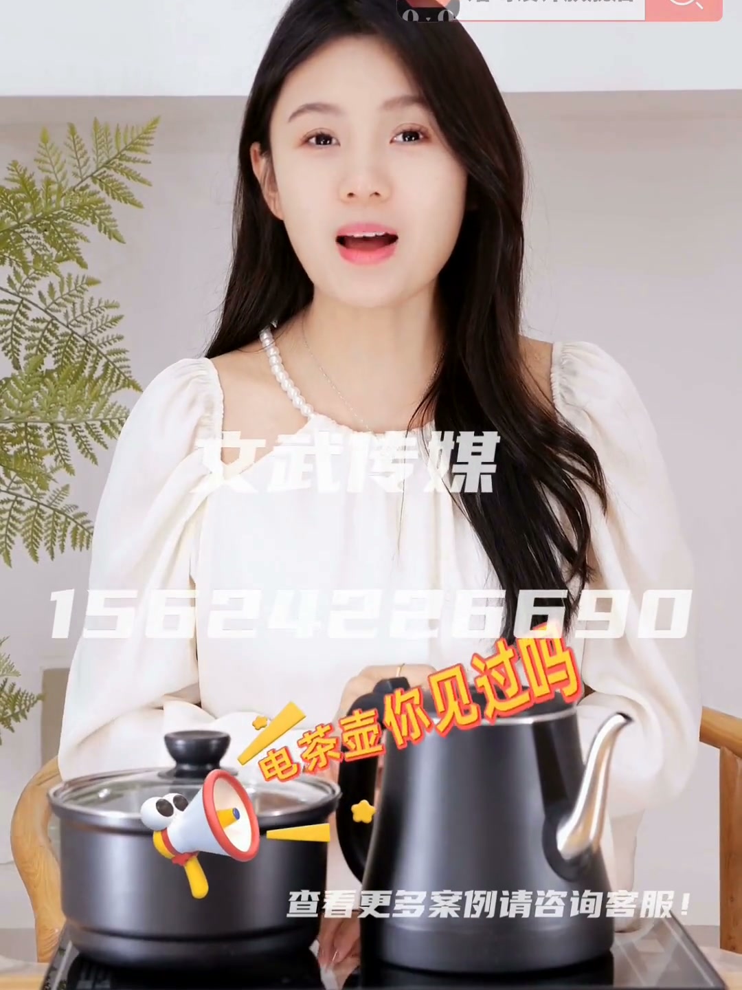 专业相机口播案例—日用百货类目—电茶壶